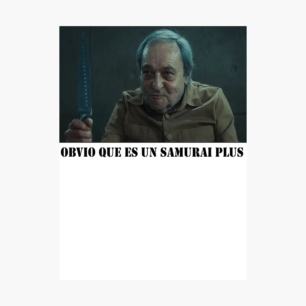 El Hoyo Die Plattform Samurai Plus Film Obvio Poster Von Venavente11 Redbubble El Hoyo Die Plattform Samurai Plus Film Obvio Poster Von Venavente11 Redbubble