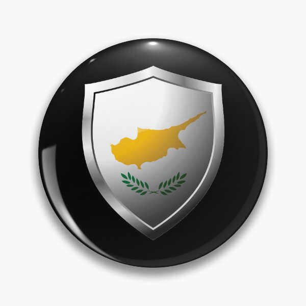 Item preview, Strong Cyprus Flag Shield Country designed and sold by HelloFromAja.