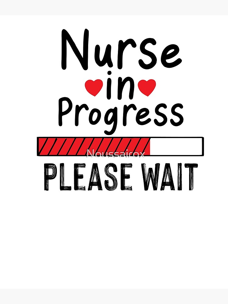 Nurse in progress shirt/Nurse shirt/Nursing student shirt/Nursing