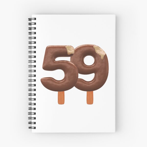 Item preview, 59 Ice Cream Fifty Nine Number 3d Chocolate designed and sold by HelloFromAja.