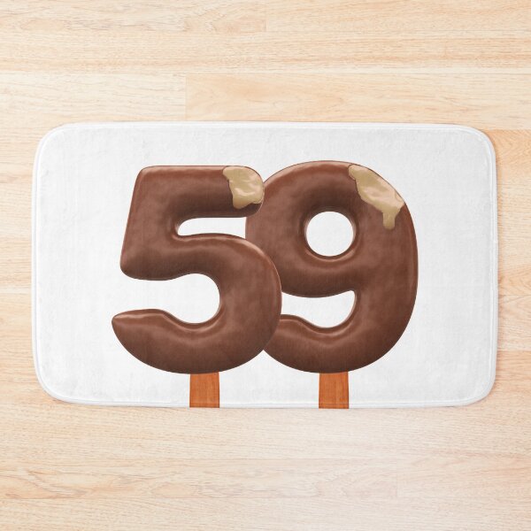 Item preview, 59 Ice Cream Fifty Nine Number 3d Chocolate designed and sold by HelloFromAja.