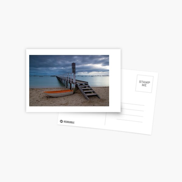 The Baths Jetty Sorrento Front Beach Postcard