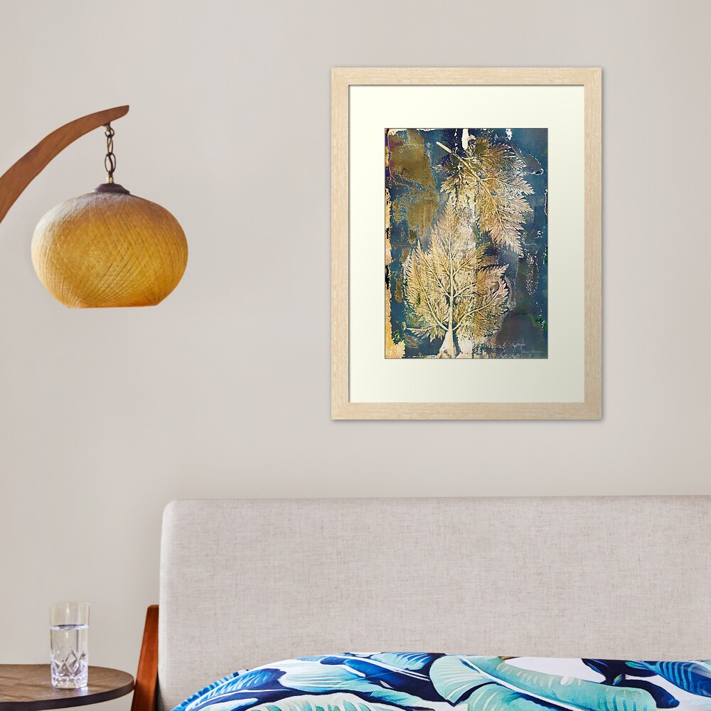 Autumn nocturne Framed Art Print