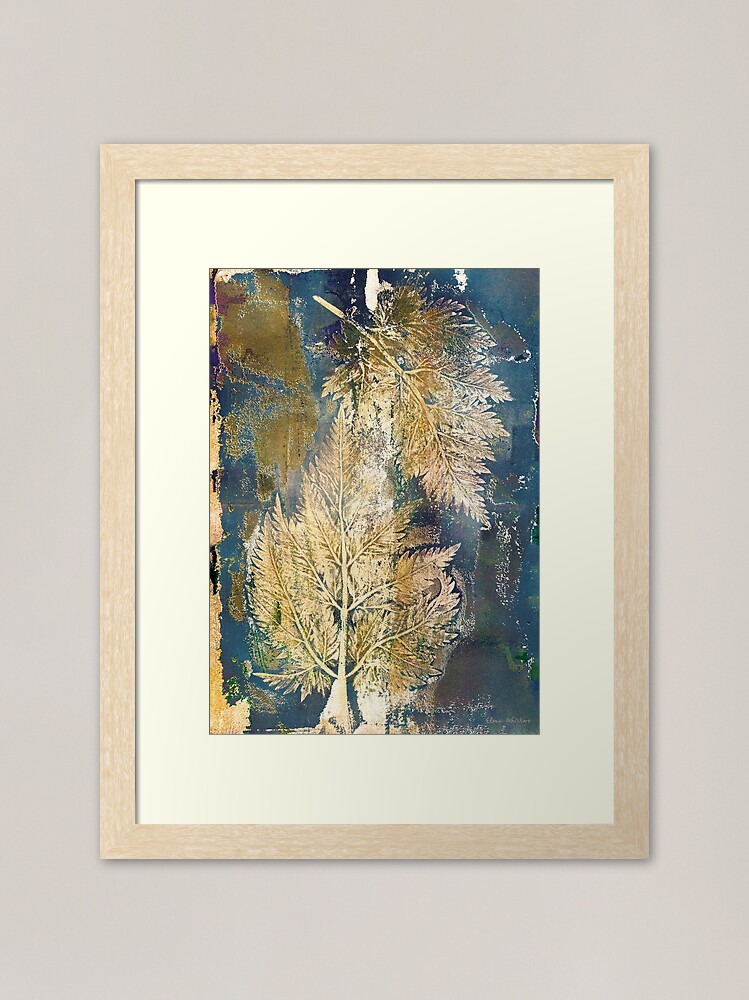 Alternate view of Autumn nocturne Framed Art Print