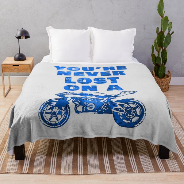 Item preview, Never lost on a motorcycle blue saying designed and sold by Tiaska91.