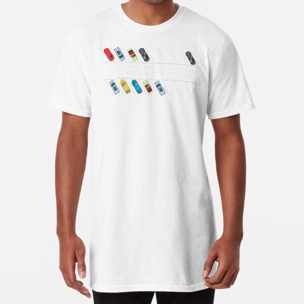 Socially Responsible Parking - Social Distancing Gearhead Long T-Shirt