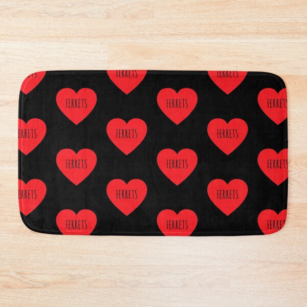 Item preview, I Love Ferrets Heart  designed and sold by Vanover Designs.