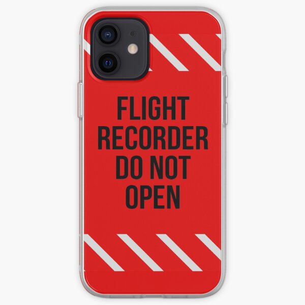 Flight Recorder Ne pas ouvrir Coque souple iPhone