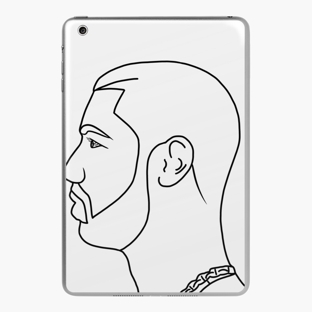 Jayson Tatum Line Drawing iPad Case & Skin for Sale by rehap1098