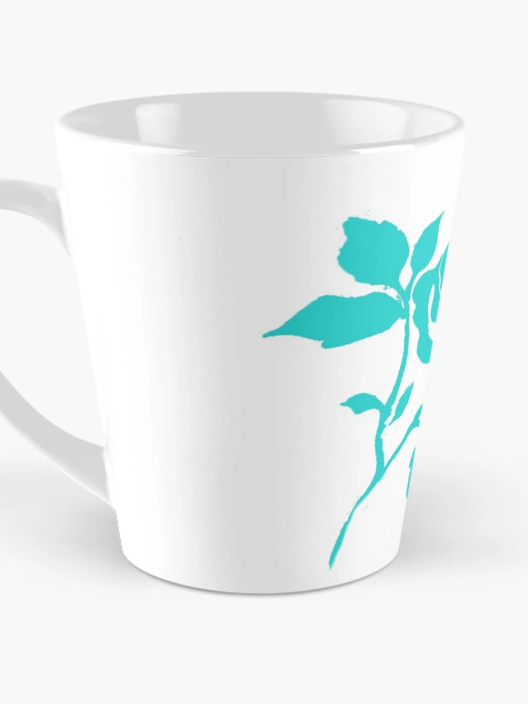 Thumbnail 3 of 4, Coffee Mug, Turquoise Roses designed and sold by PageDesigns.
