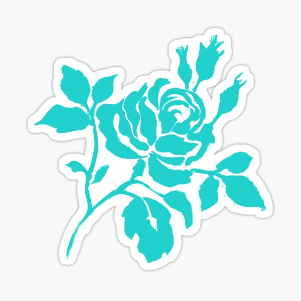 Item preview, Turquoise Roses designed and sold by PageDesigns.