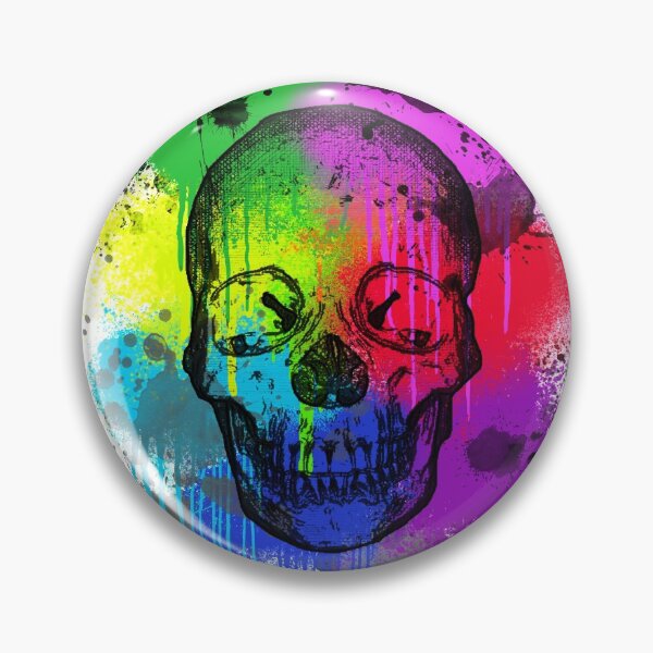 Item preview, Splash Paint Skull  designed and sold by Drugaya.