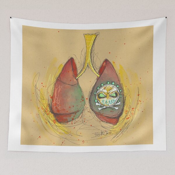Item preview, Corona Virus Lungs designed and sold by priyankaoberoi.