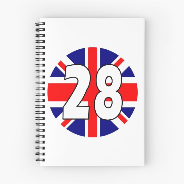 Item preview, UK flag with number 28 - twenty eight designed and sold by AllShirts21.