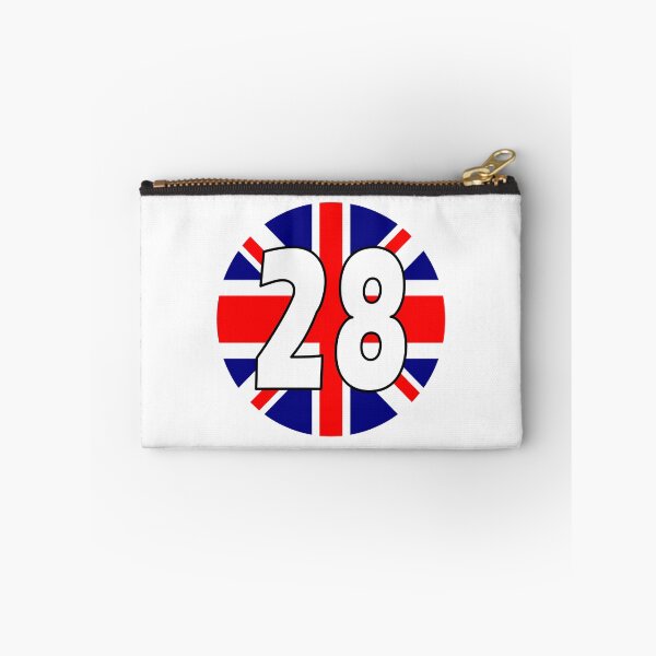 Item preview, UK flag with number 28 - twenty eight designed and sold by AllShirts21.