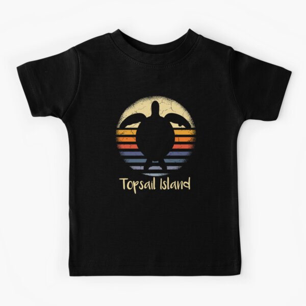 Topsail Island Beach North Carolina Sea Turtles Kids T-Shirt