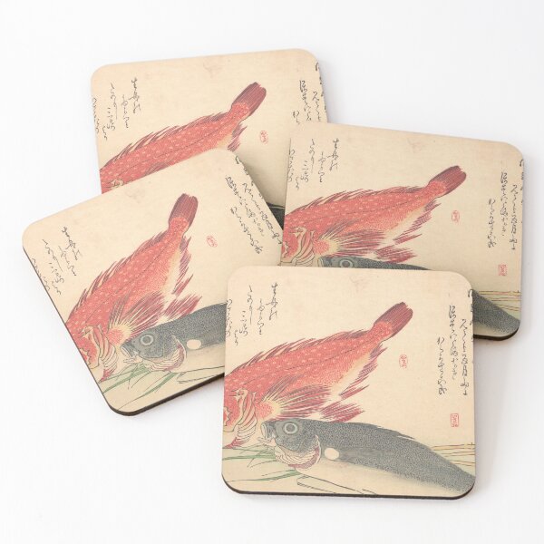 Item preview, Isaki and Kasago Fish, from the series Uozukushi (Every Variety ... designed and sold by Tizeru.