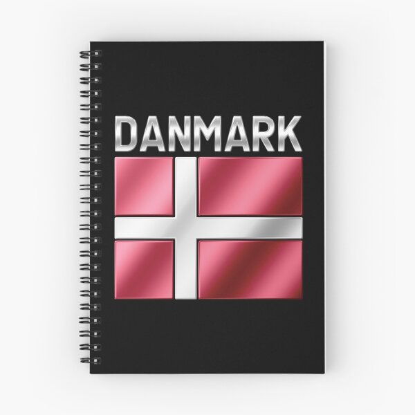 Item preview, Danmark - Danish Flag & Text - Metallic designed and sold by Graphix.