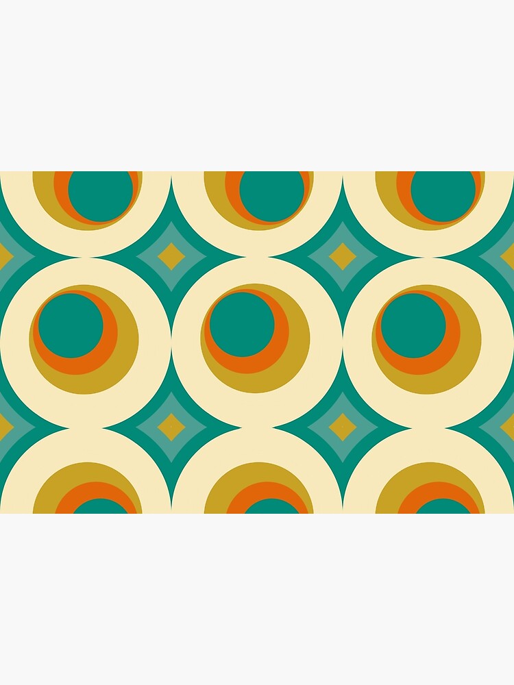 Thumbnail 6 of 6, Bath Mat, Mid-Century Modern Splash designed and sold by MonstersMashU.