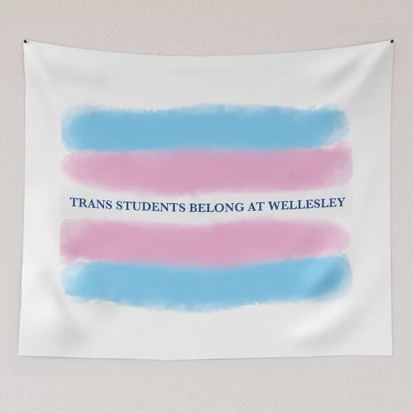Item preview, trans students belong at wellesley baskerville designed and sold by sophiagg7.