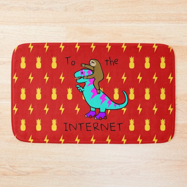 Item preview, To The Internet (Sloth Riding T-Rex) designed and sold by jezkemp.