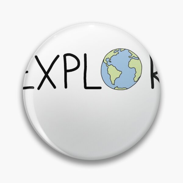 Item preview, Explore world sticker designed and sold by Kavya15.