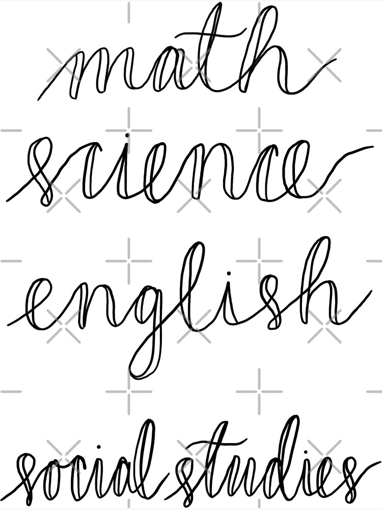 math-science-english-social-studies-cursive-class-label-4-pack