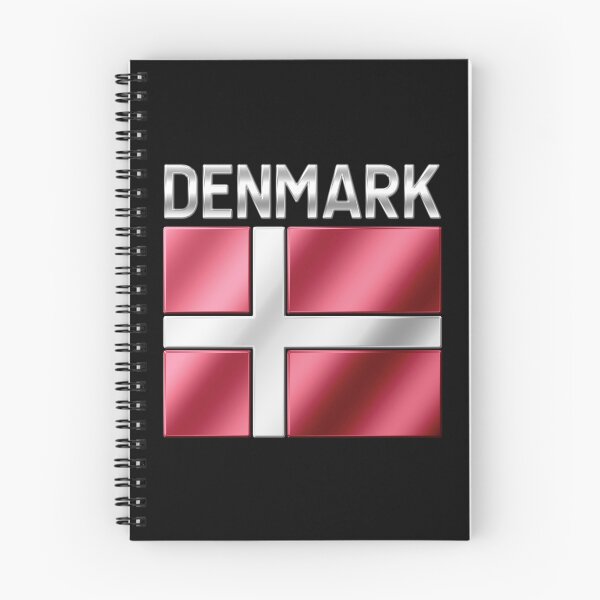 Item preview, Denmark - Danish Flag & Text - Metallic designed and sold by Graphix.