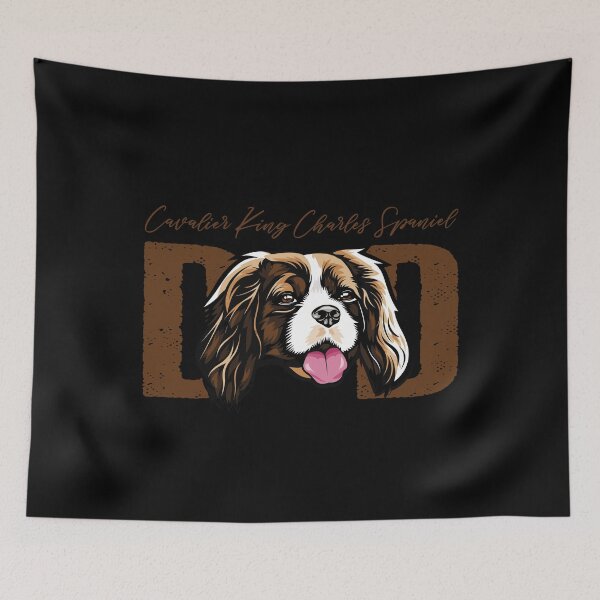 Artikelvorschau, Cavalier King Charles Spaniel Papa, Dog Dad Shirt, Geschenkidee für Cavalier King Charles Spaniel Besitzer, Slim Fit T-Shirt entworfen und verkauft von ayotees.
