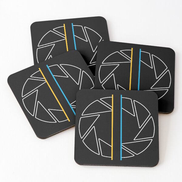 Item preview, Aperture Labs Logo Portal Black Outline designed and sold by LittleSmarthy.