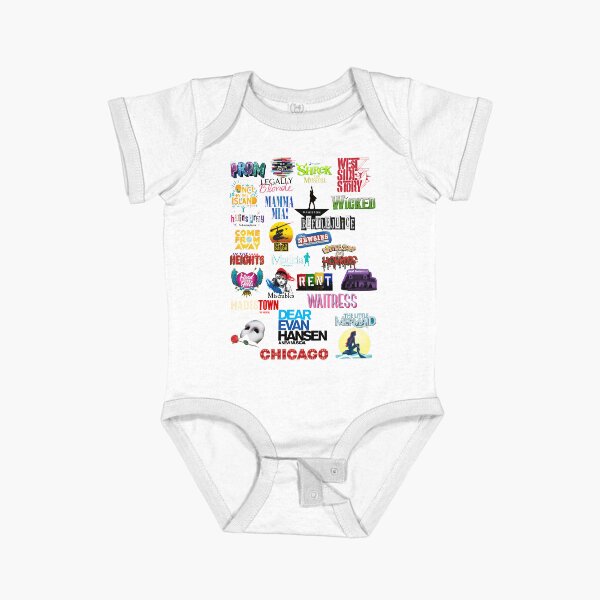 Item preview, Musical Theater Sticker Shirt Inspired by Broadway Shows designed and sold by Brooke’s Broadway Stickers.