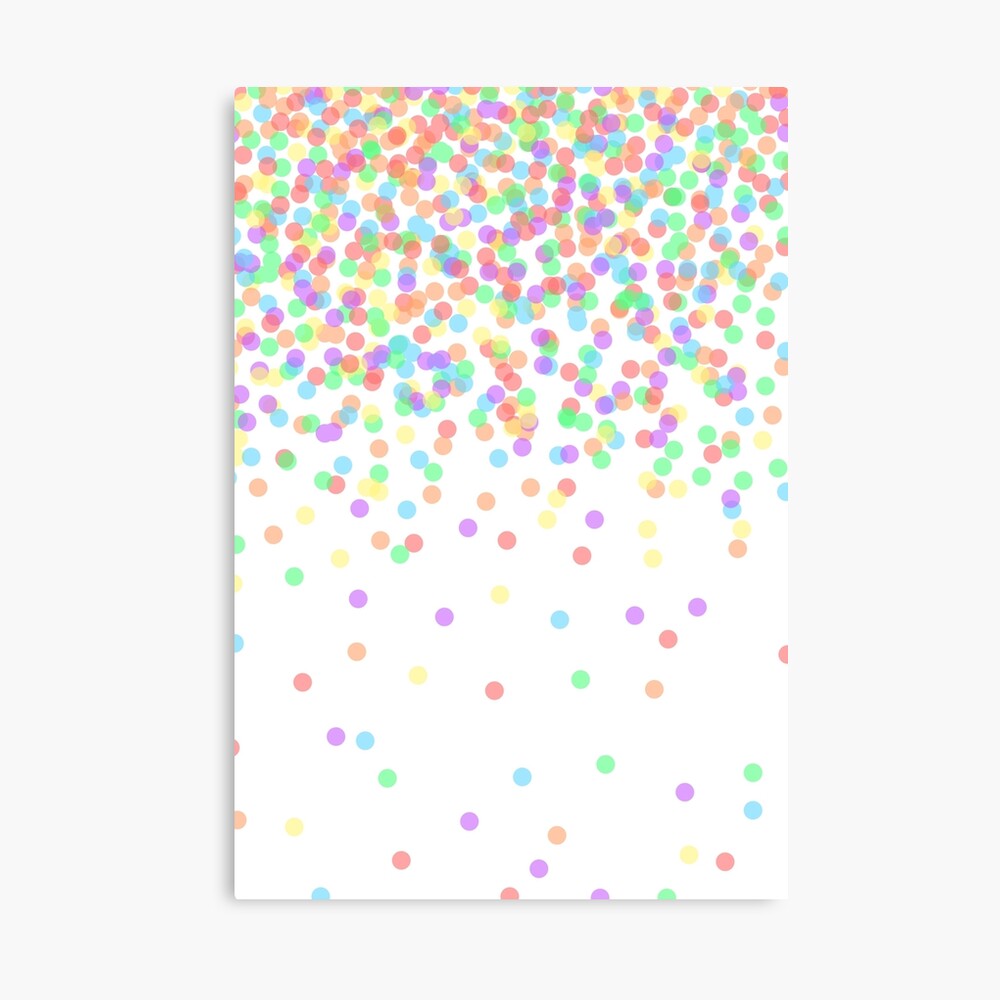 ◁Confeti papel rectangular multicolor