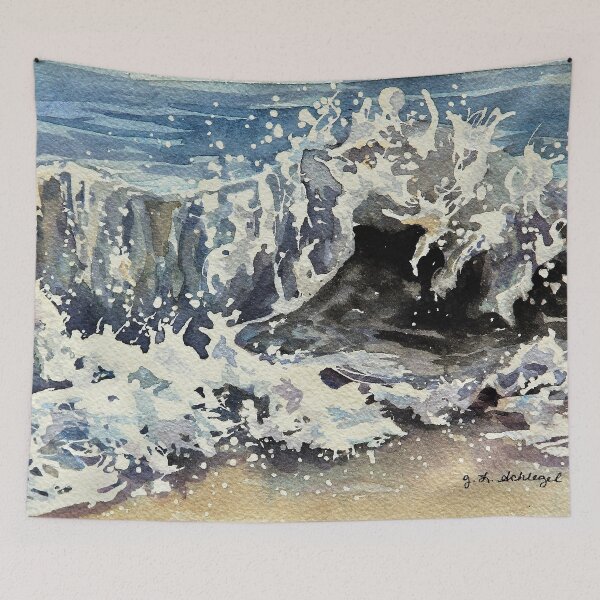 Item preview, Ocean Waves designed and sold by JLSchlegelArt.