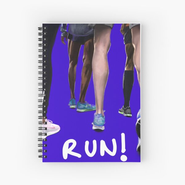Running Club | Ilustración deportiva Cuaderno de espiral