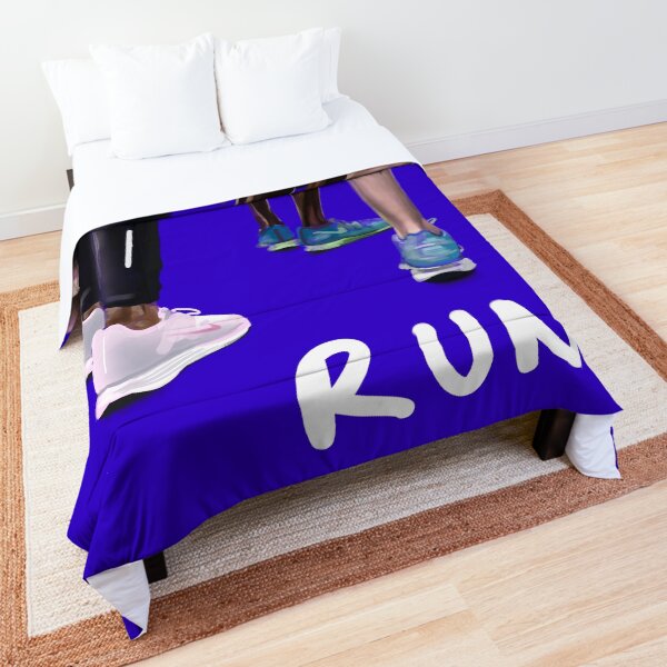 Running Club | Ilustración deportiva Colcha