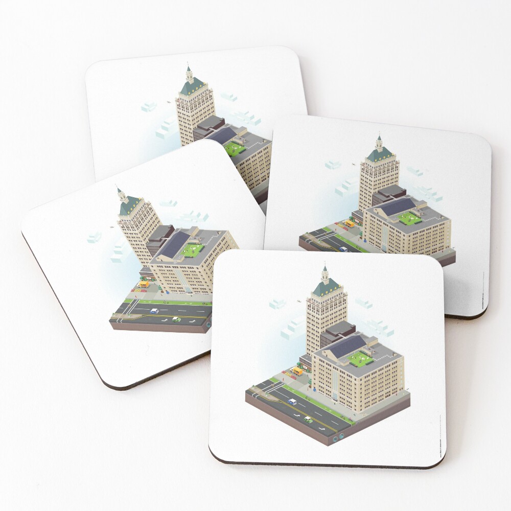 Item preview, Coasters (Set of 4) designed and sold by MetroPosters.