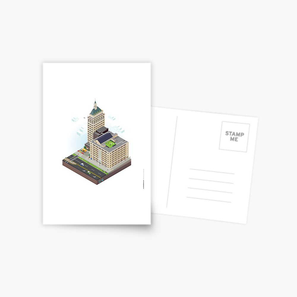 City Blocks: Kodak Tower (Rochester, NY) Postcard