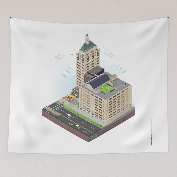 Item preview, City Blocks: Kodak Tower (Rochester, NY)  designed and sold by MetroPosters.