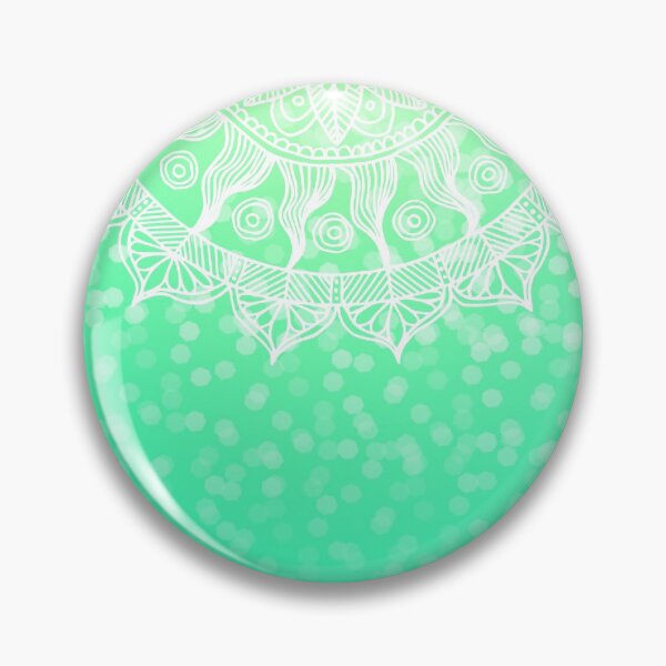 Item preview, Boho Mandala Mint Ombre designed and sold by Julie Erin Designs.