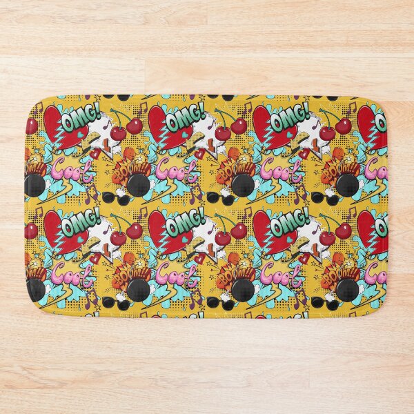 Item preview, Cool Comic Book Lover Pop Art Action Collage Yellow designed and sold by UniQueensShop.