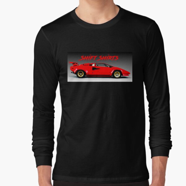 Fast When Still - Lambo Countach Long Sleeve T-Shirt