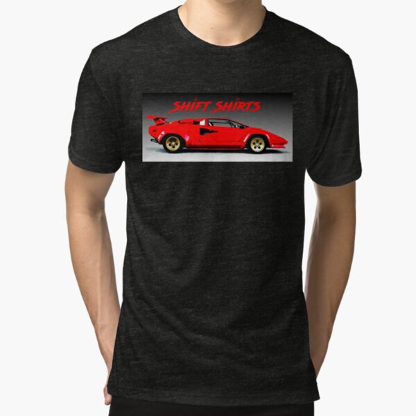 Fast When Still - Lambo Countach Tri-blend T-Shirt