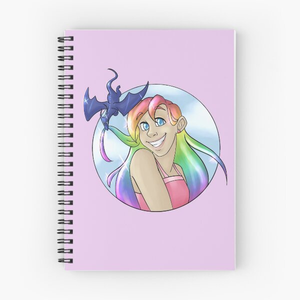 Item preview, Kara with her Rainbow hair (featuring Fred) designed and sold by fireflymind.