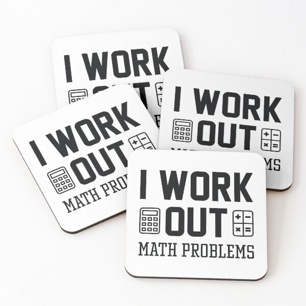 Item preview, I Work Out Math Problems designed and sold by LuckyFoxDesigns.