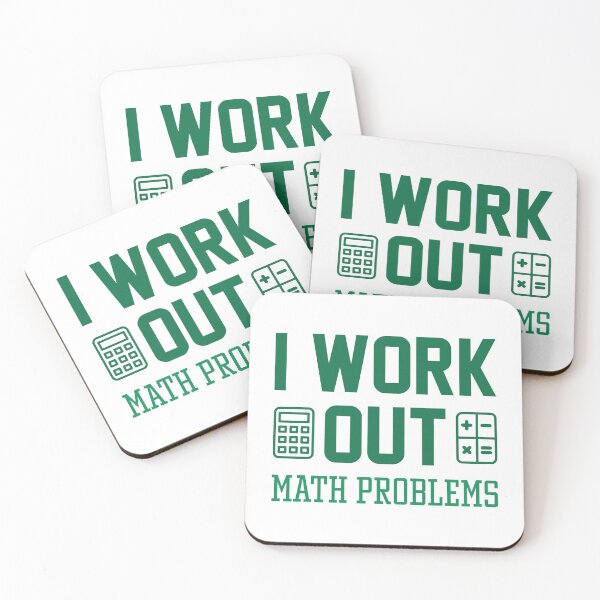 Item preview, I Work Out Math Problems designed and sold by LuckyFoxDesigns.