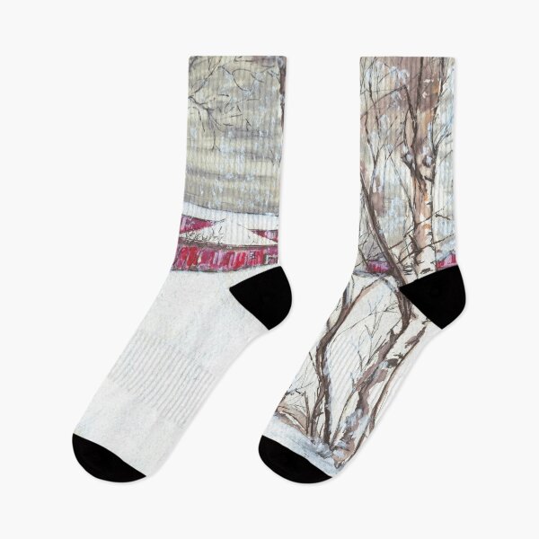 Item preview, Birch Trees In the Snow designed and sold by prettylilpages.