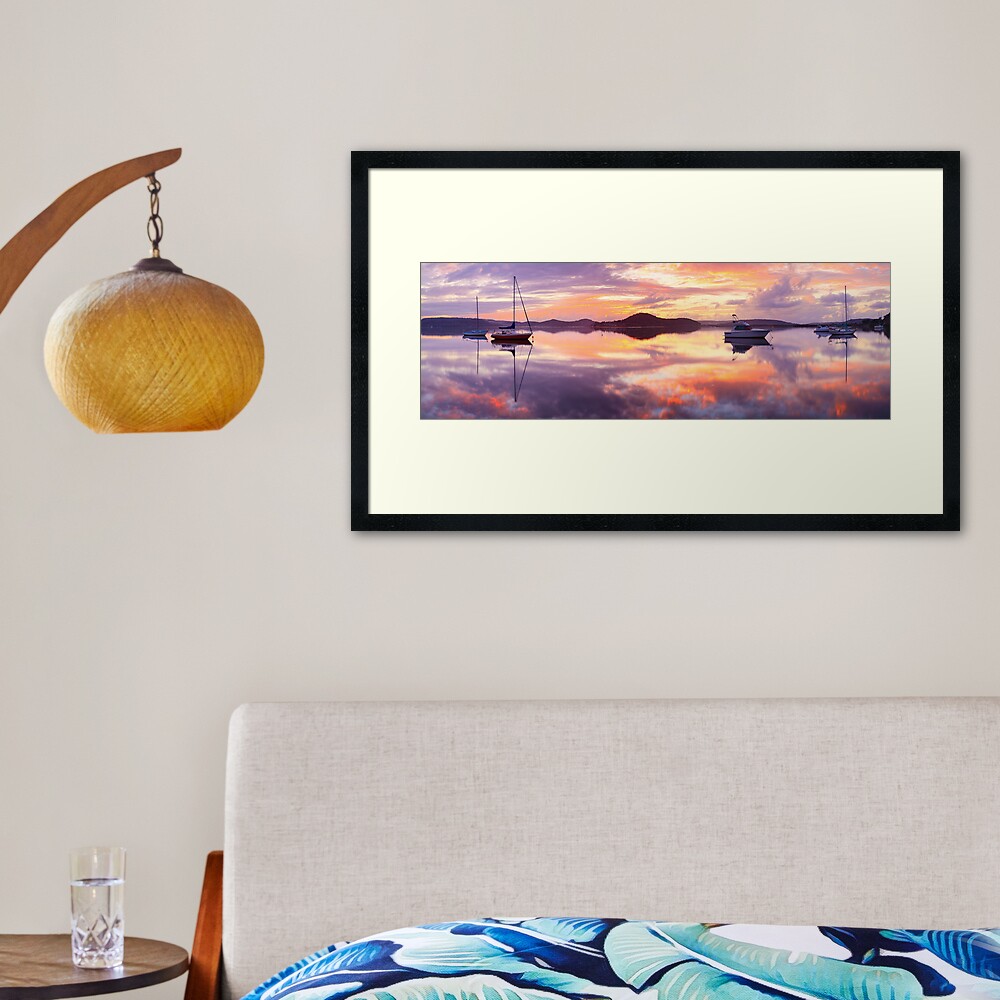 Serenity, Koolewong, New South Wales, Australia Framed Art Print
