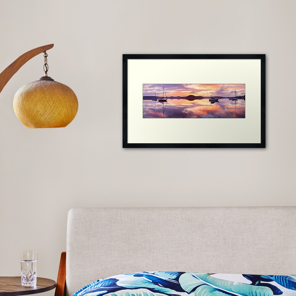 Serenity, Koolewong, New South Wales, Australia Framed Art Print