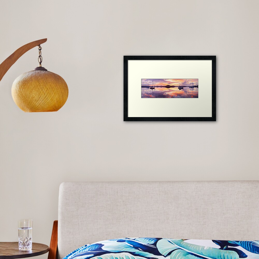 Serenity, Koolewong, New South Wales, Australia Framed Art Print
