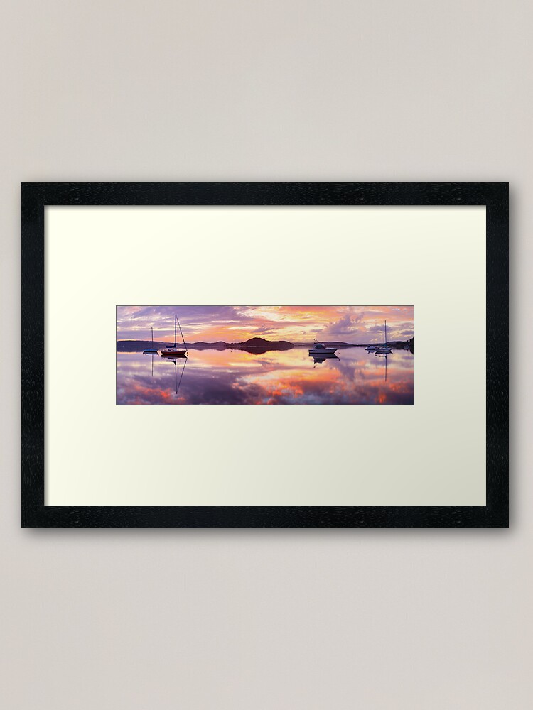 Alternate view of Serenity, Koolewong, New South Wales, Australia Framed Art Print